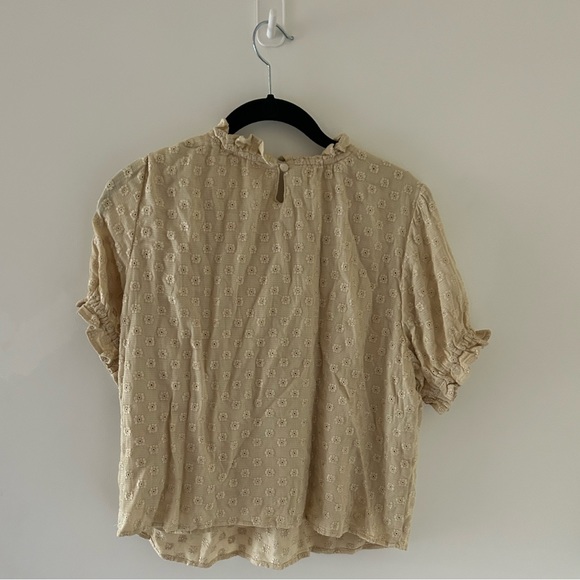 Rylee + Cru Cream Eyelet Top - Picture 3 of 3